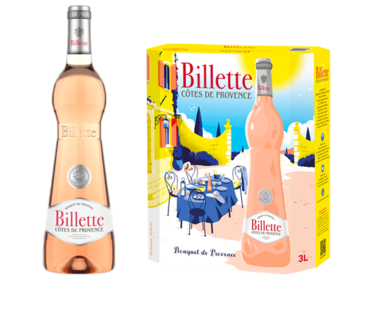 illustration d'un bib et d'une bouteille billette