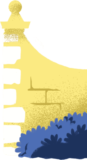 illustration d'un muret