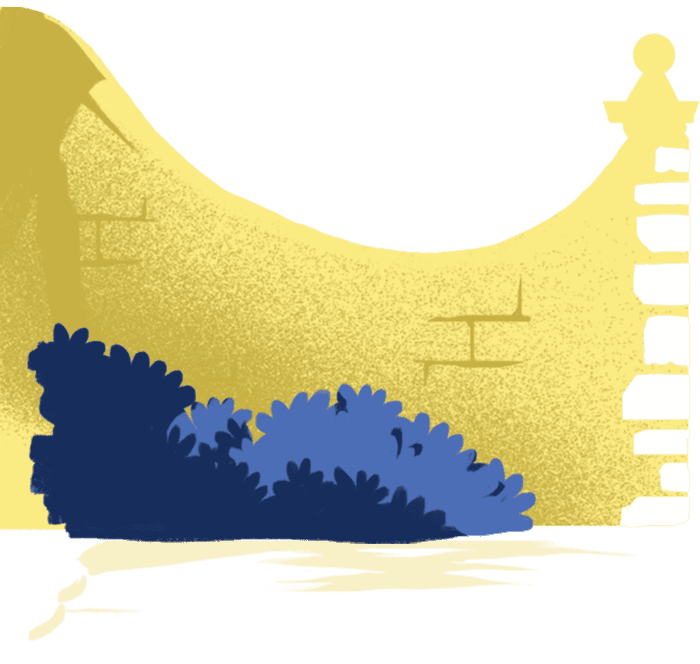 illustration d'un muret