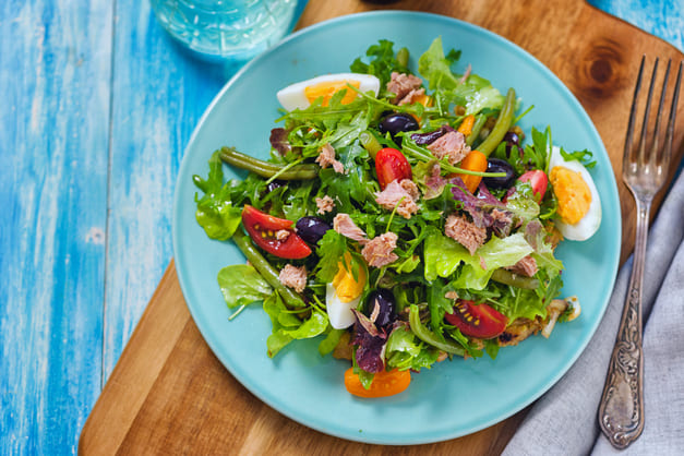 photographie d'une salade d'été