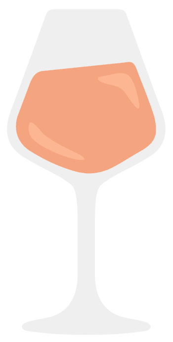 illustration d'un verre de rosé
